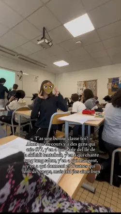 Ta une bonne classe?