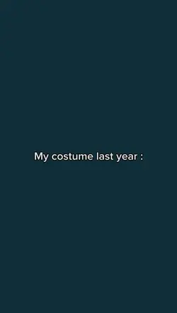 My costume this yea