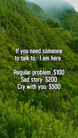 If you need someone