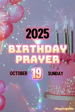 Birthday Prayer