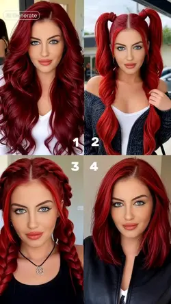 Cherry Red Hair
