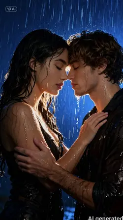 Rain photoshoot