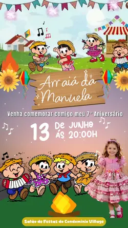 Convite Junino