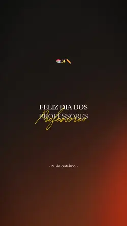 DIA DOS PROFESSORES 