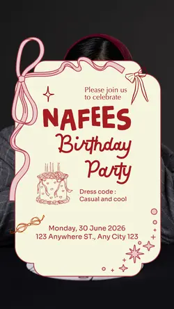 INVITATION BIRTHDAY