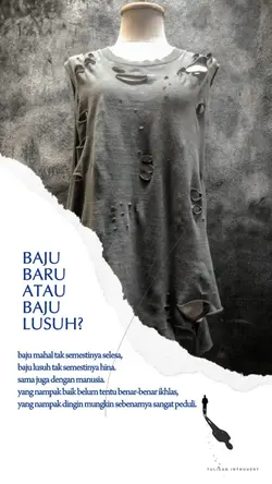 BAJU BARU ATAU LUSUH