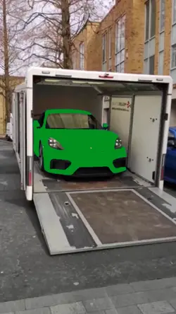 porsche Green screen