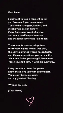 Dear Mom