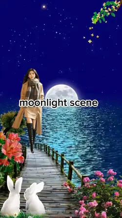 ghép cảnh ánh trăng 