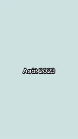 Août 2024 