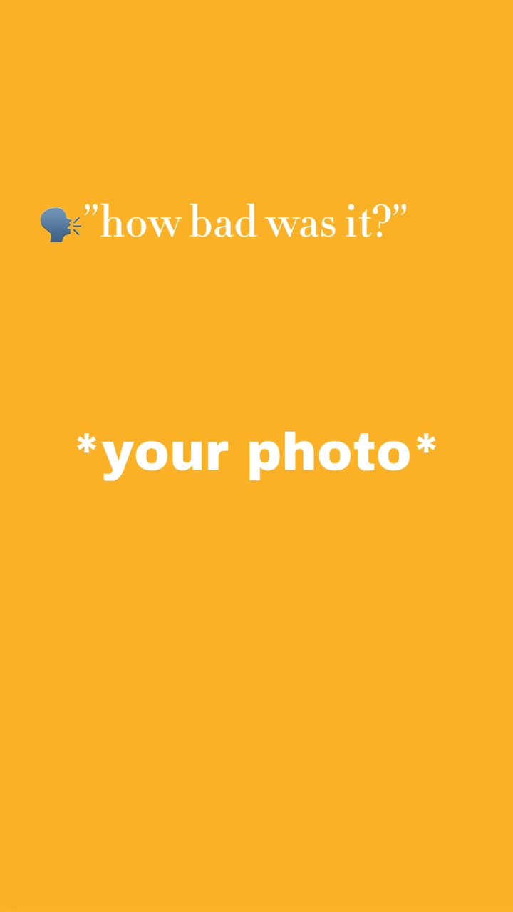 “how bad was it?”