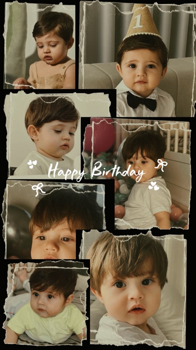 Myson baby birthday 