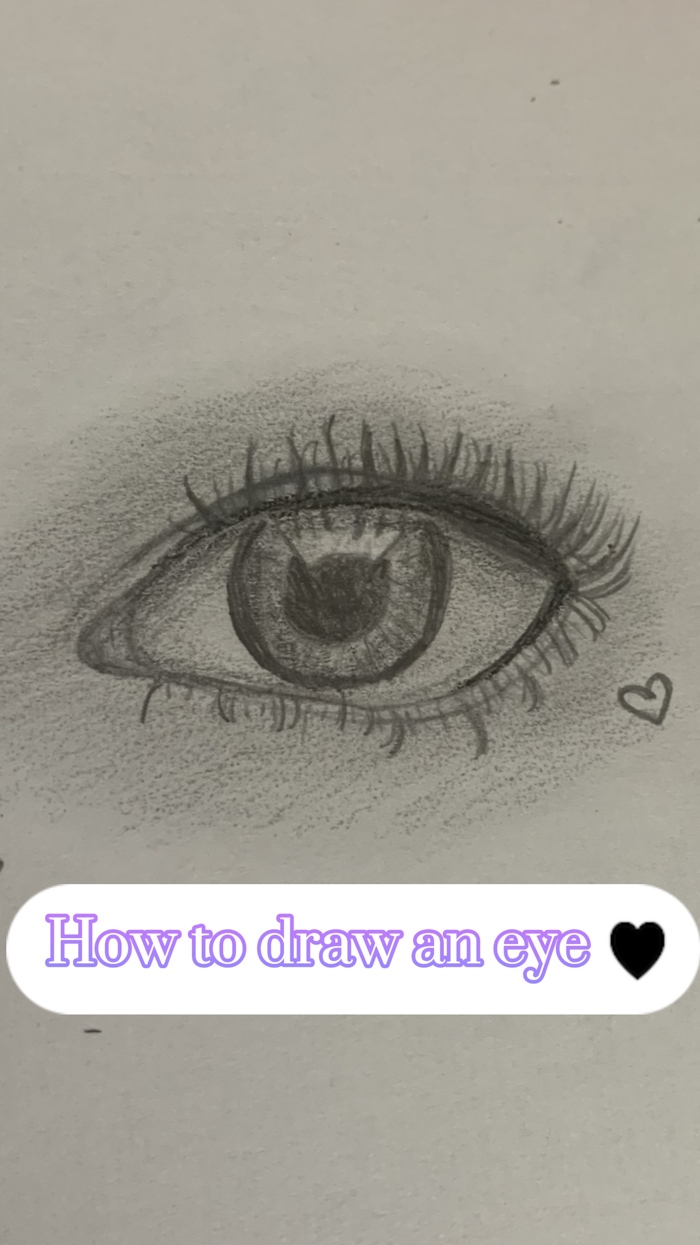 How to draw an eye 