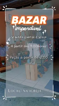 imperdível bazar 