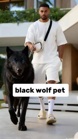 black wolf pet 