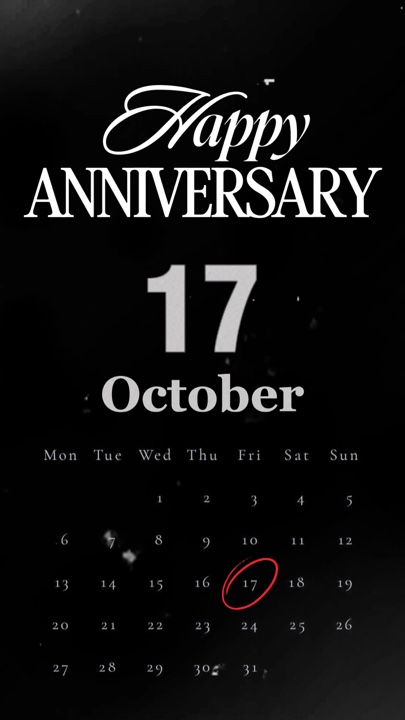 Anniv 17 October 