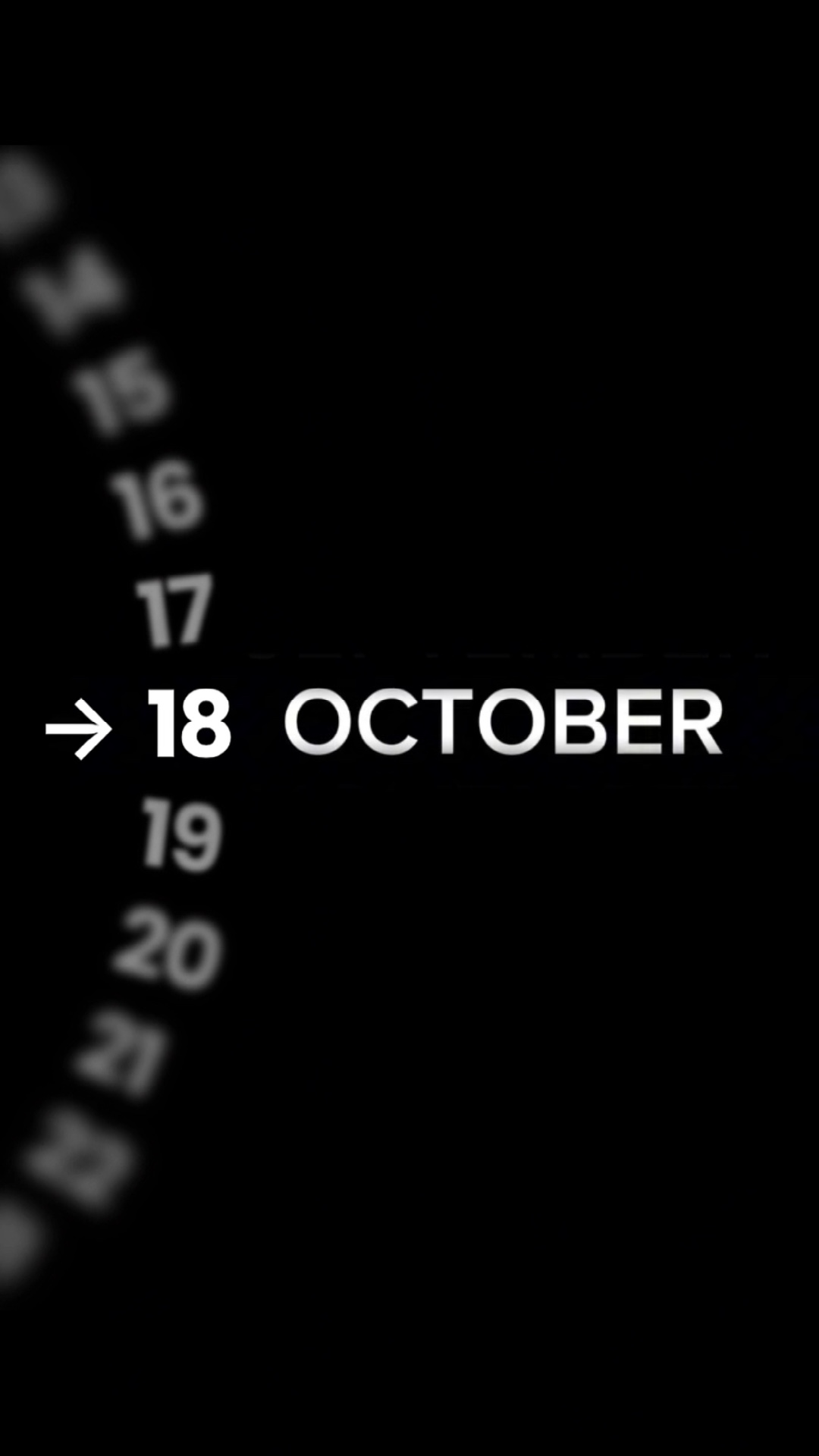 BIRTHDAY 18 OCTOBER 