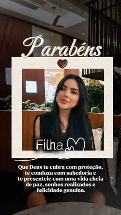 Parabéns filha