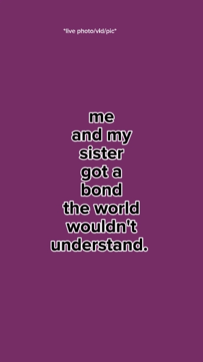 Mi hermana y yo