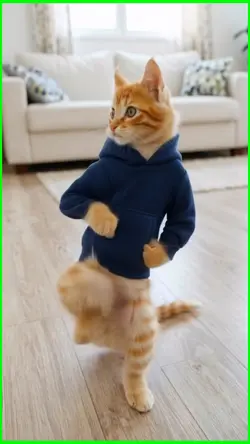 dancing cat