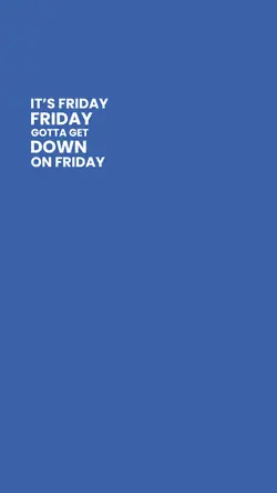 Itโs friday
