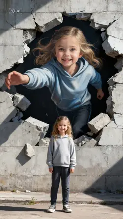 3D PopOut Graffiti-D