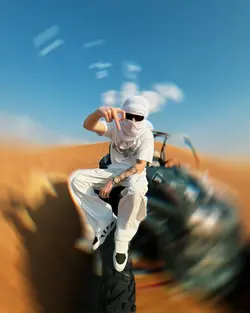 Radial blur effect