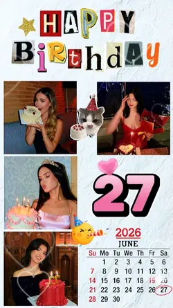 BIRTHDAY 27 JUNE 