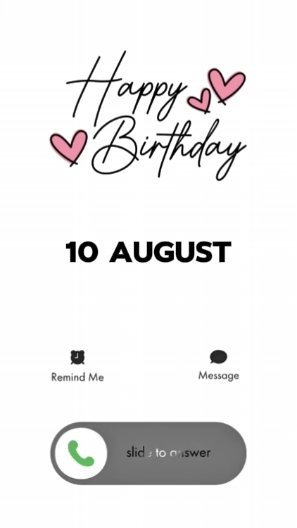 BDAY SISTER AUGUST