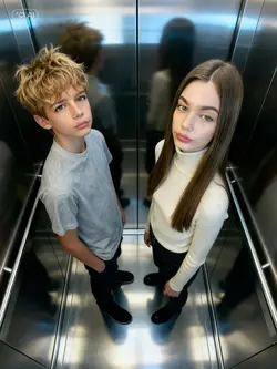 elevator group photo