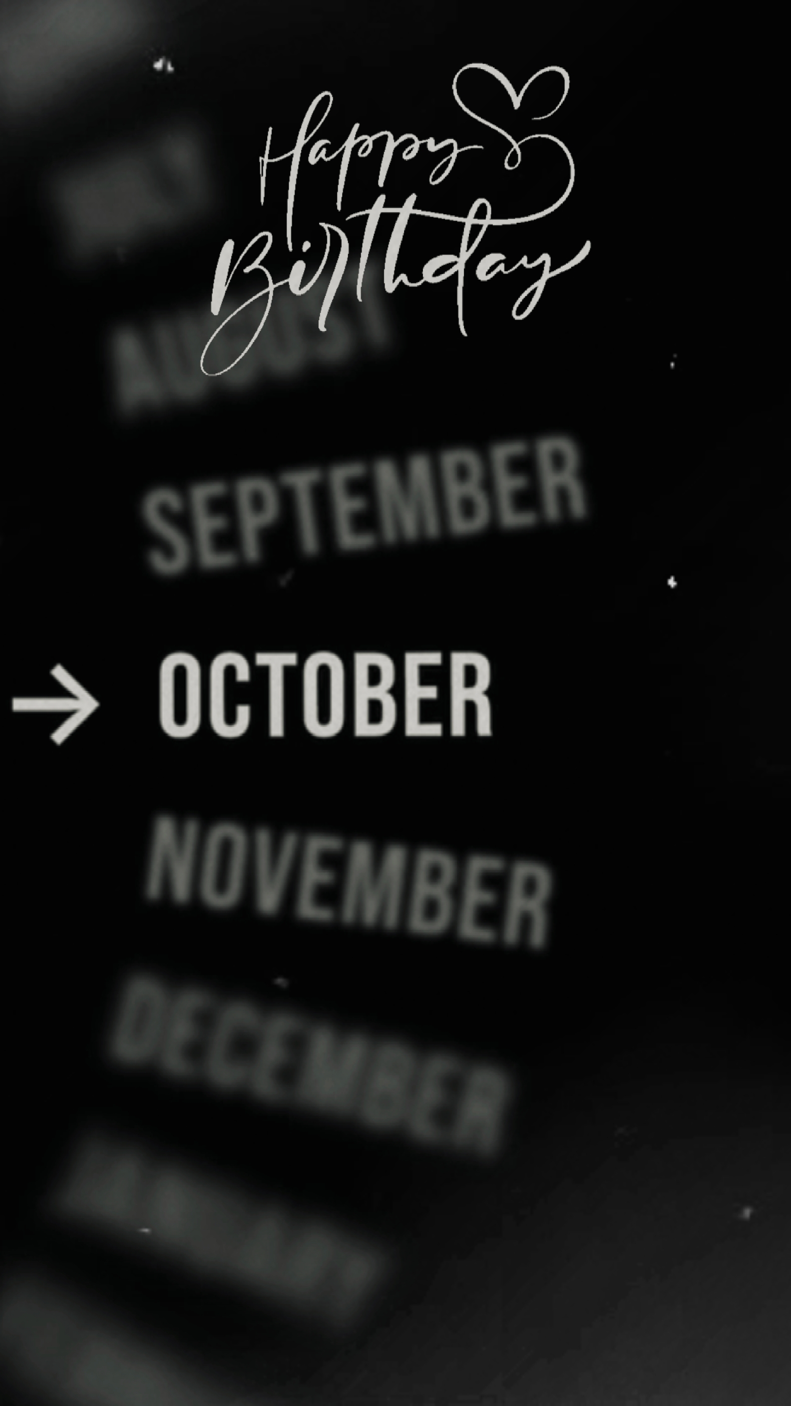 October birthday