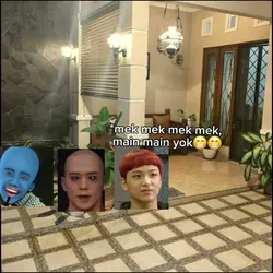 mek mek main main yo