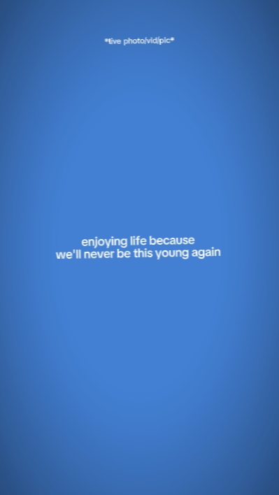 enjoying life 