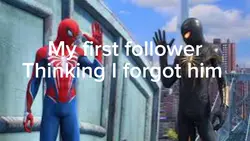 My first follower