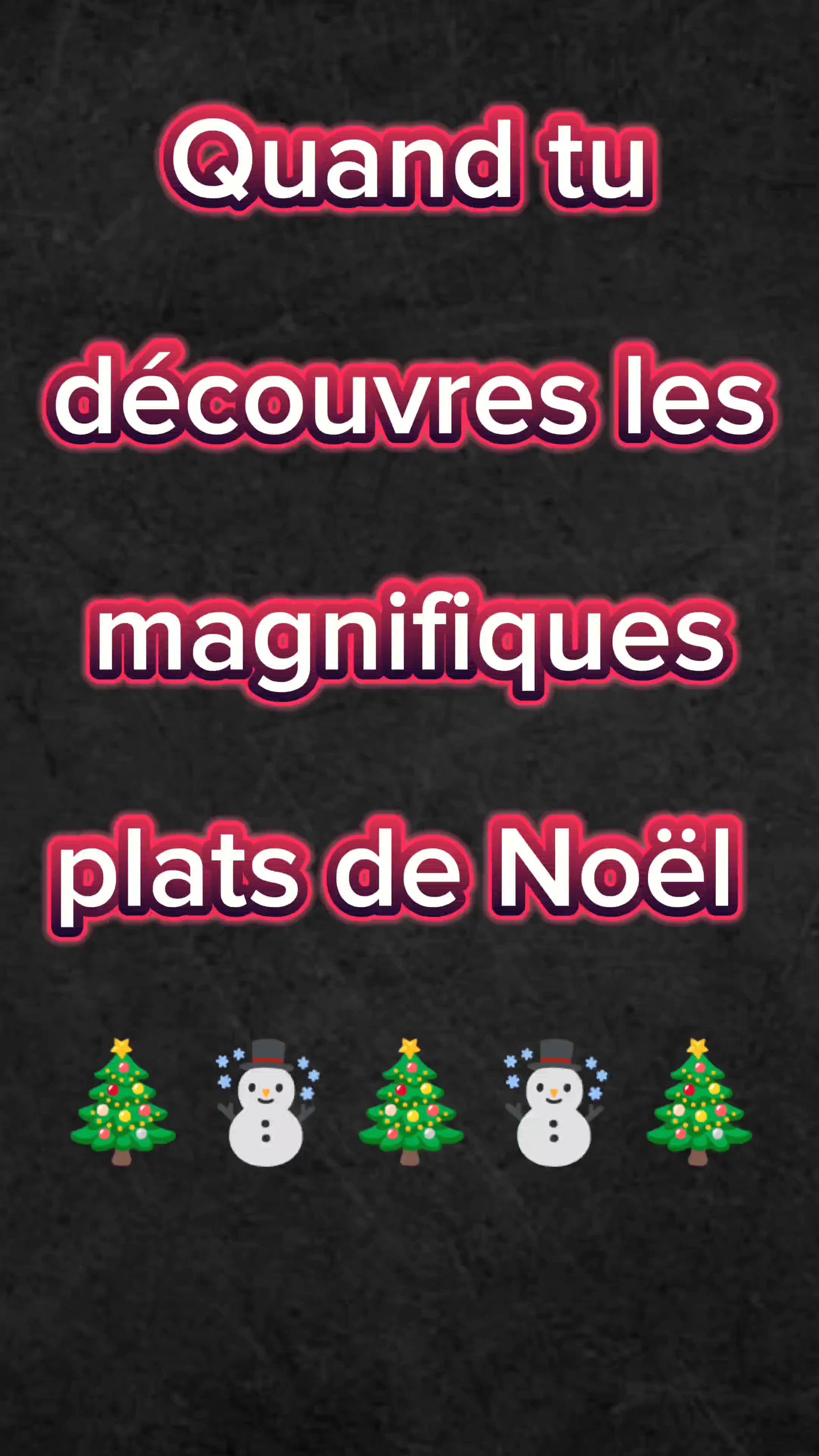 Noël avant / après 