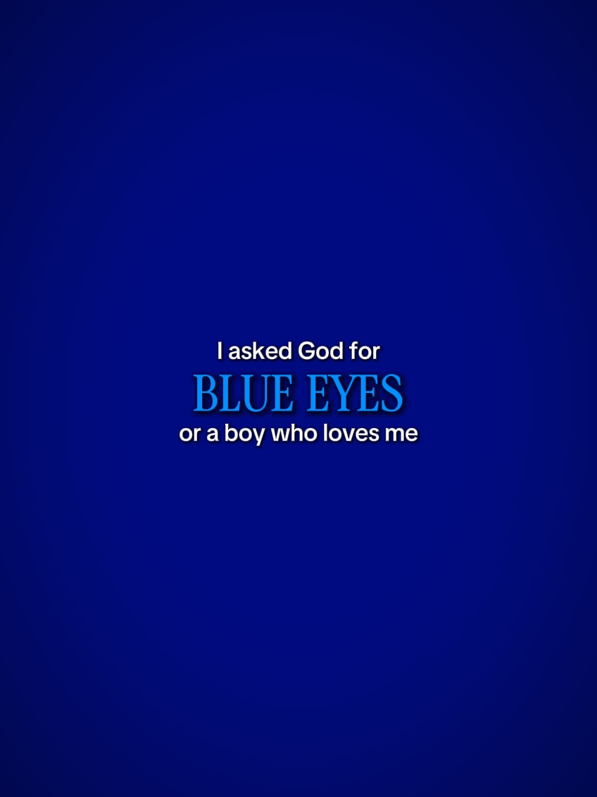 Yeux bleus