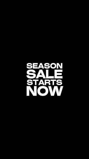 Anuncios de rebajas de temporada 