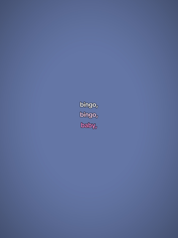 Bingo bingo bebé 