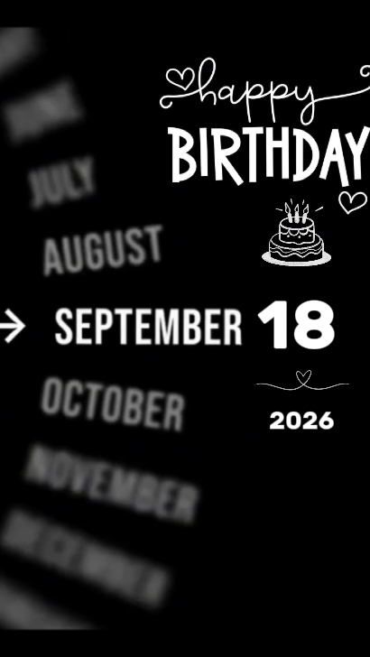 HBD SON 18 SEPTEMBER