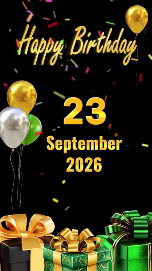 hbd 23 September