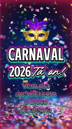 Convite Carnaval 