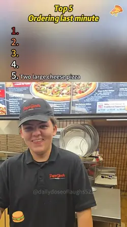 Ordering last minute