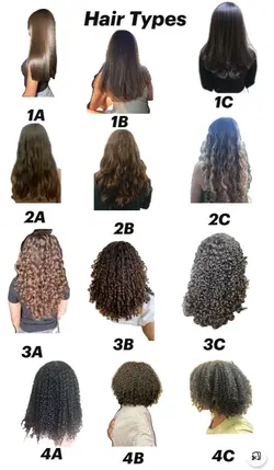 type de cheveux