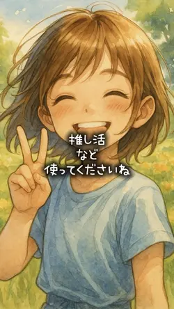 推し活などに使ってくださいね