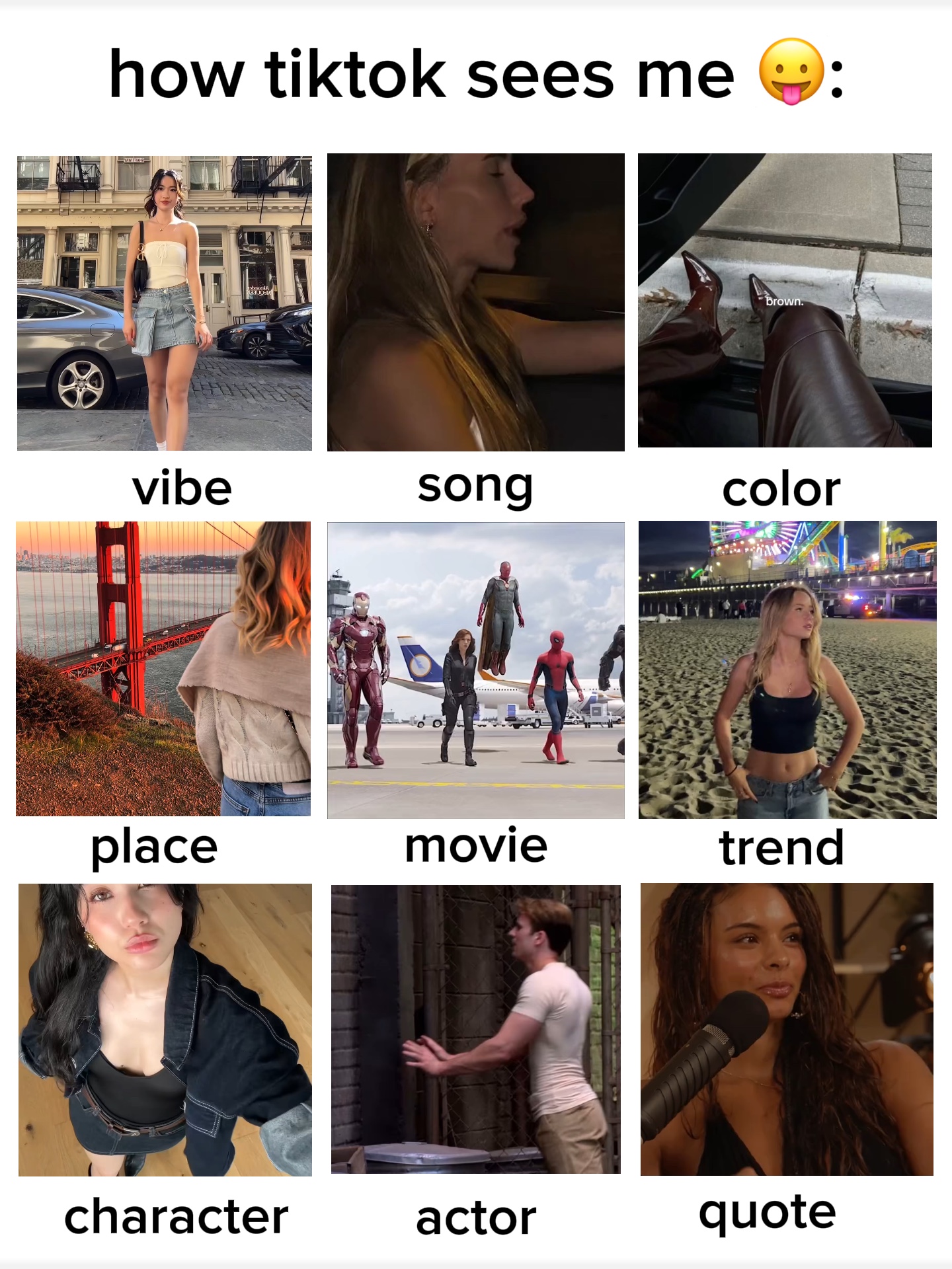 How TikTok sees me