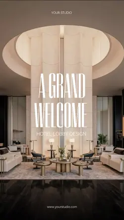 Hotel lobby design