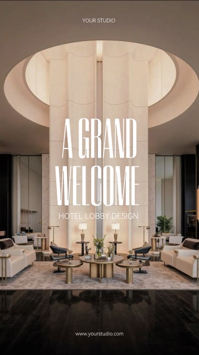 Design do lobby do hotel