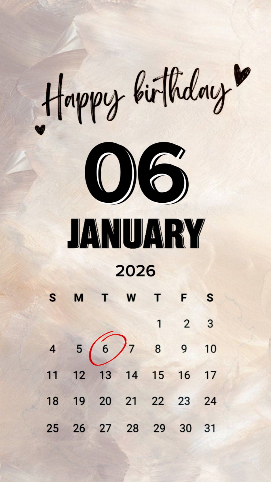 anniversaire 06 janvier