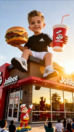 Giant Jollibee Kid