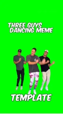 Three guys dancing